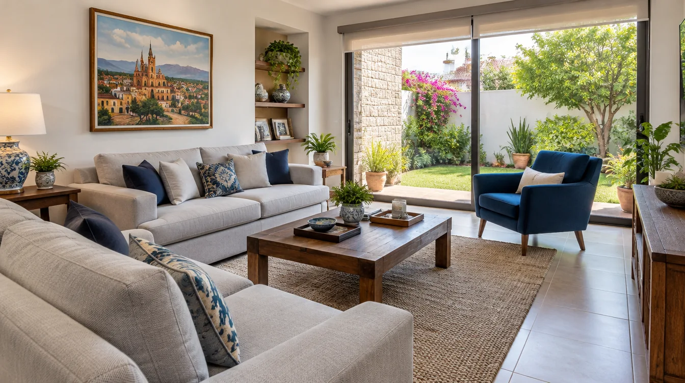 Interior de una vivienda; imagen ilustrativa generada con IA